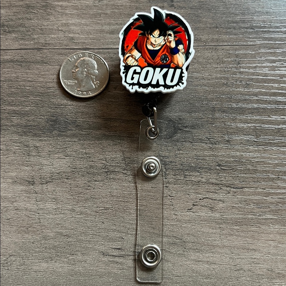 Goku badge reel